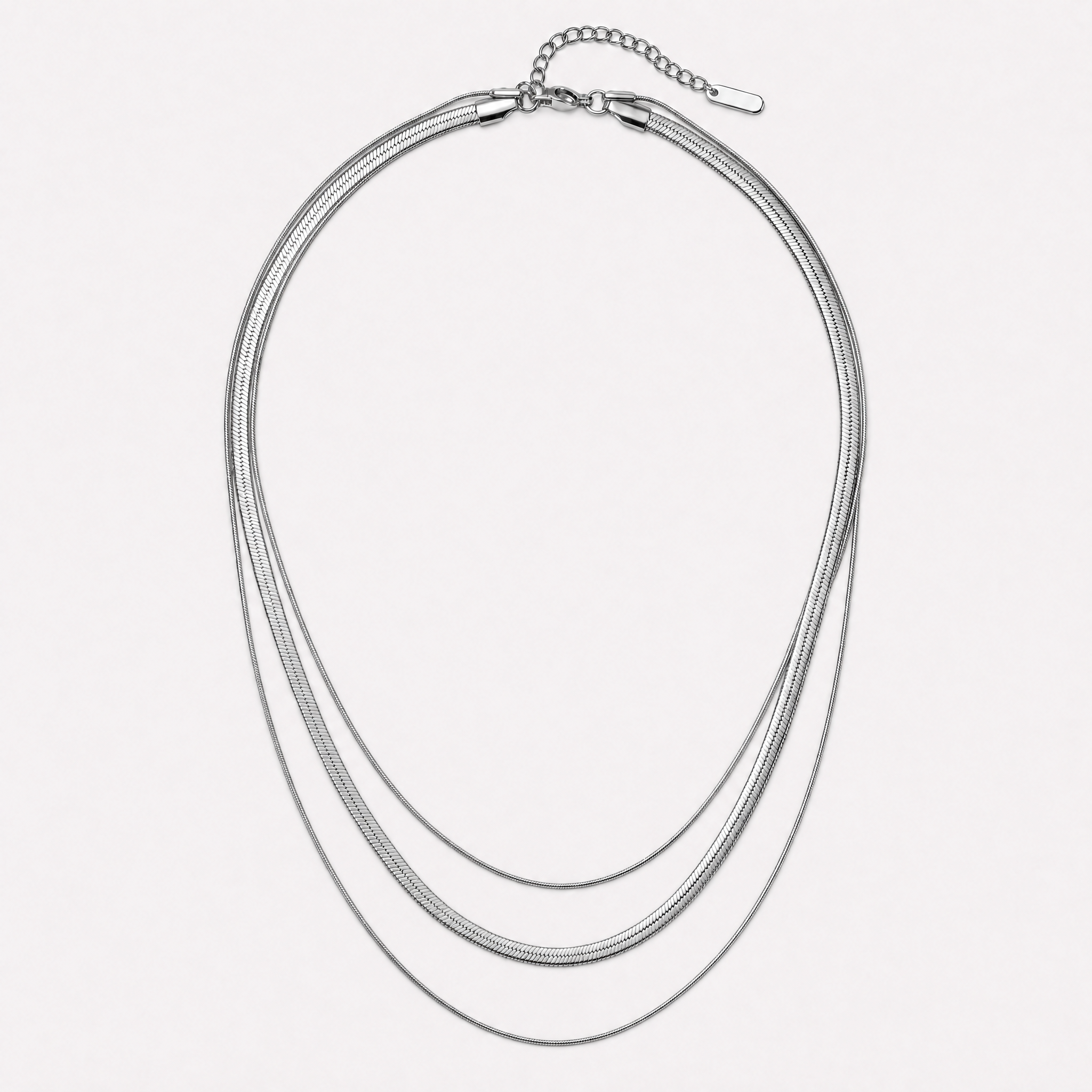 Simona Herringbone Necklace