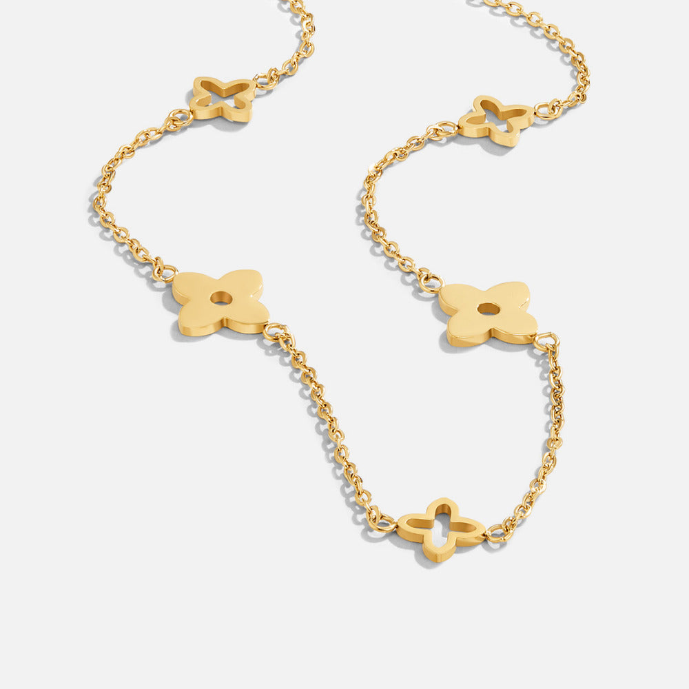 Santina Clover Chain Necklace