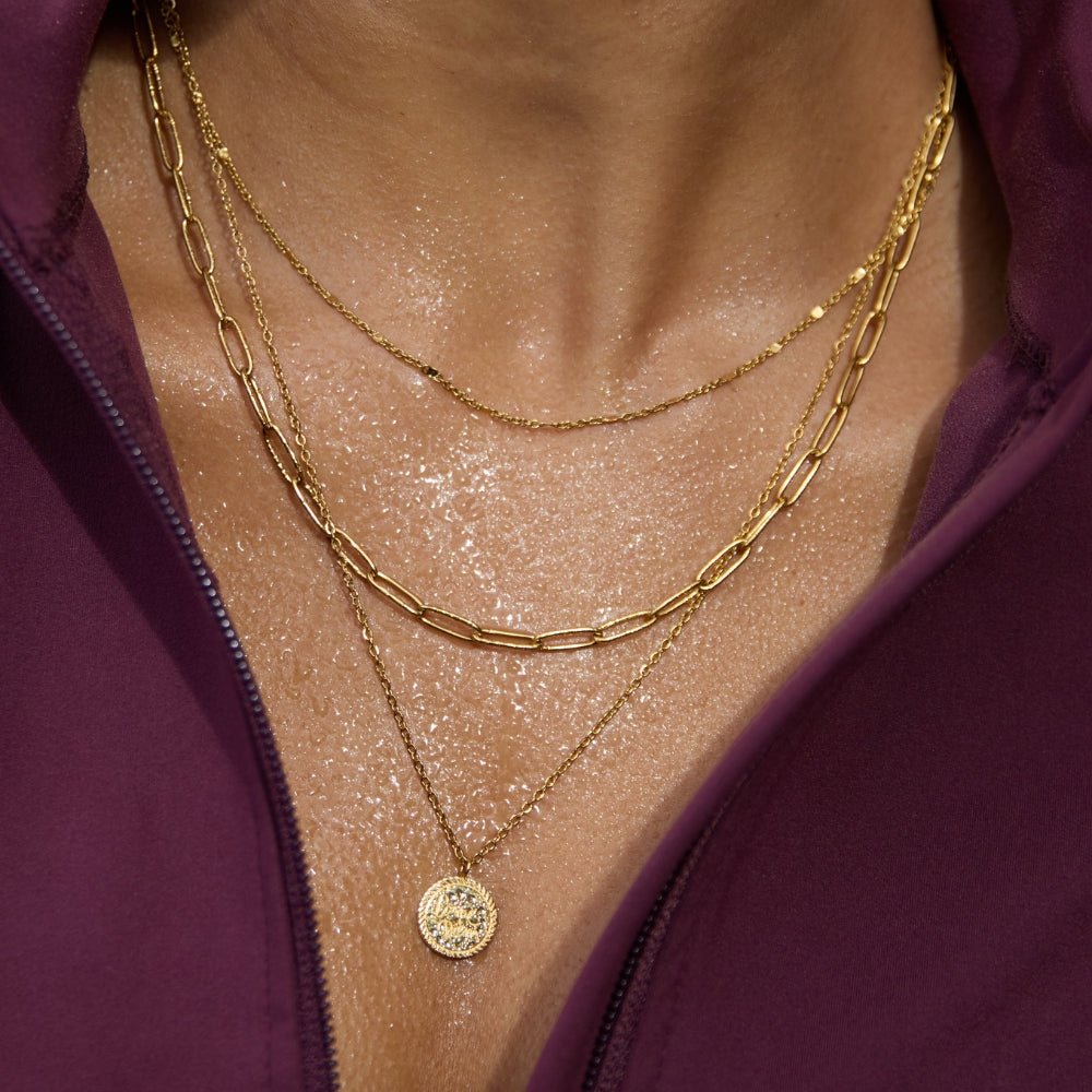 Loredana Layered Coin Necklace