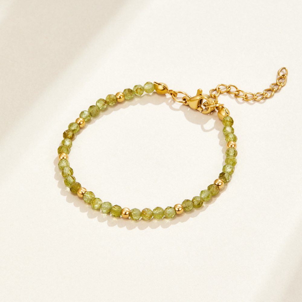 Oliva Peridot Bracelet