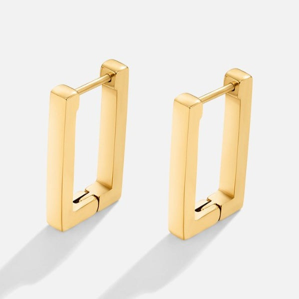Tecla Rectangle Hoops