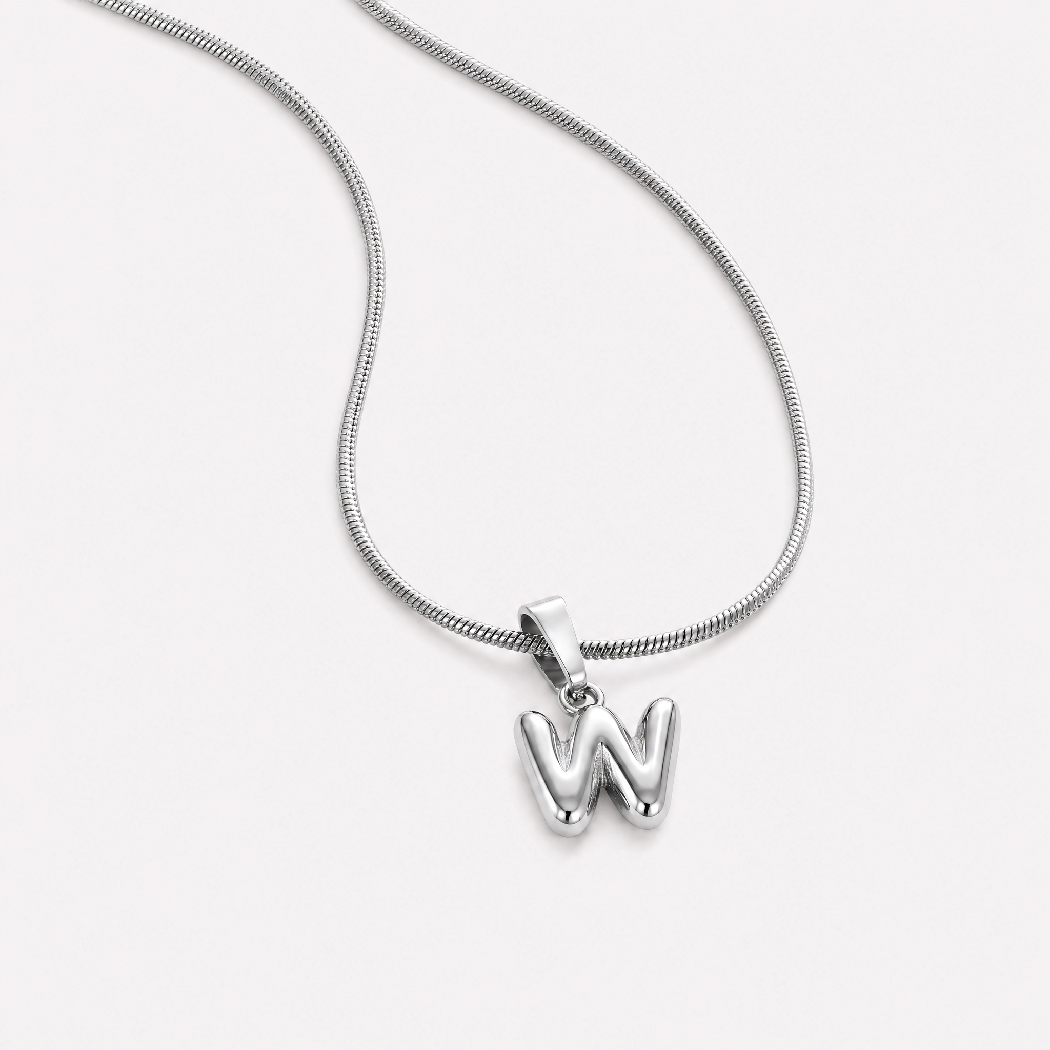 Bettina Bubble Initial Necklace