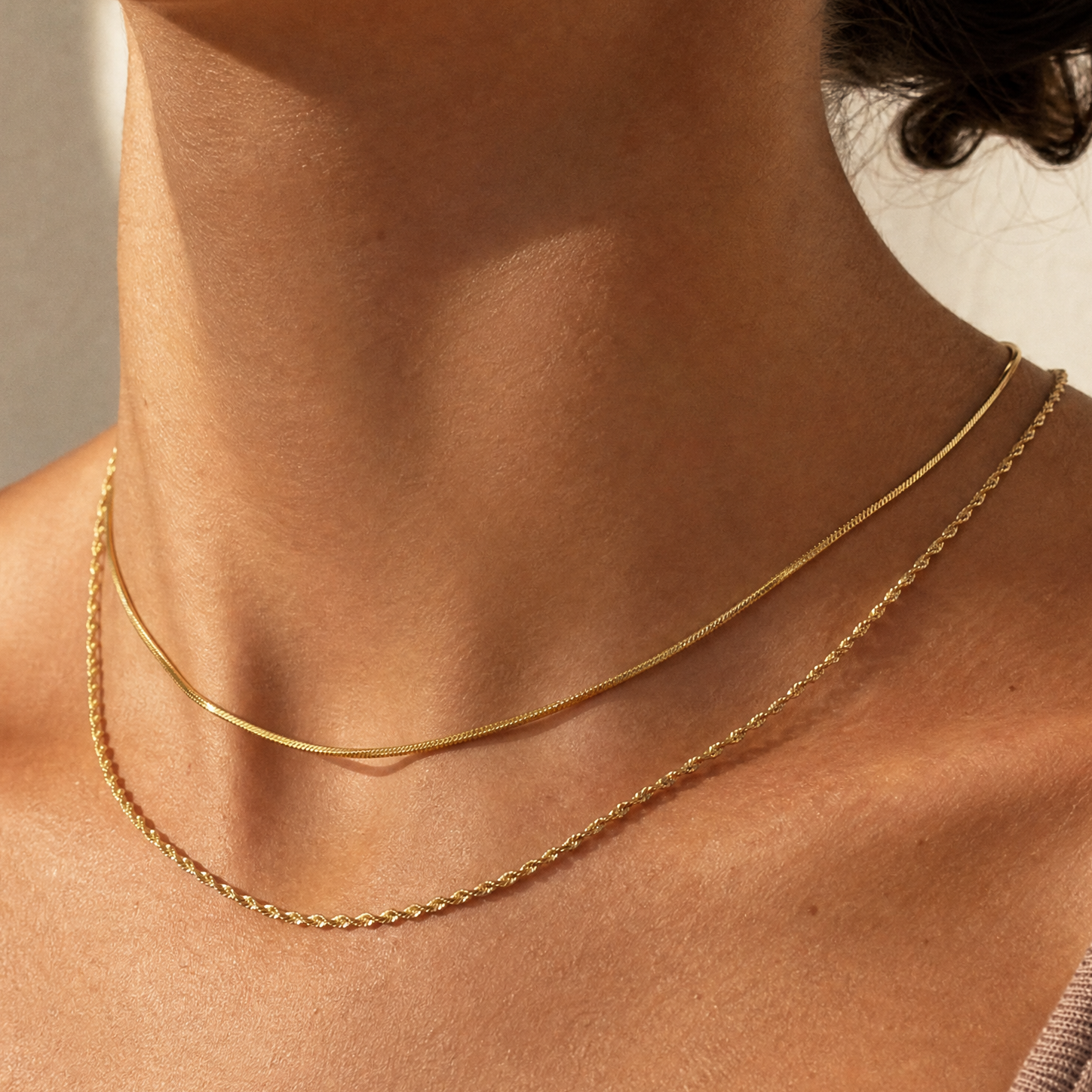 Stefania Double Chain Necklace