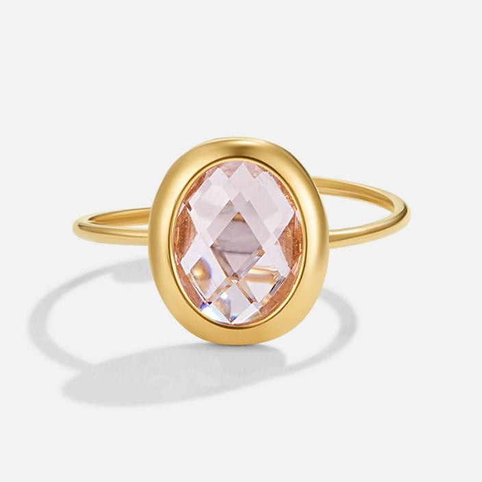 Rosina Rose Crystal Ring