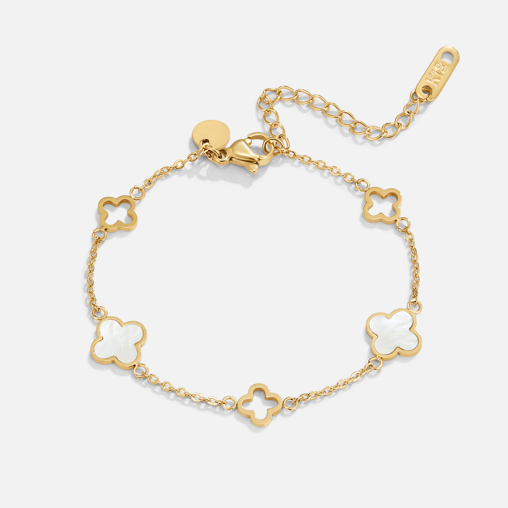 Viola Clover Bracelet