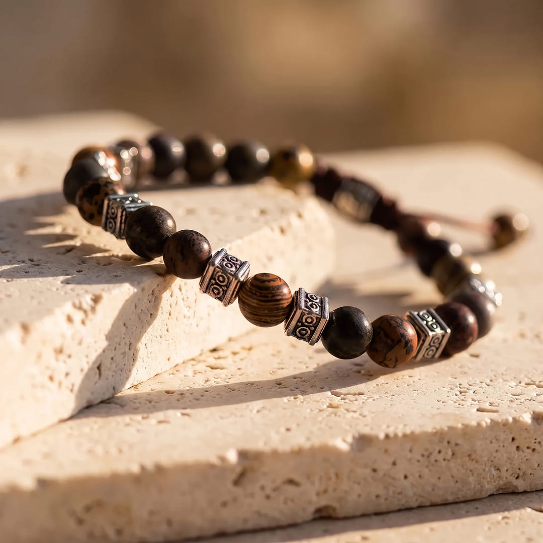 "Inner Stability" Bracelet in Jasper