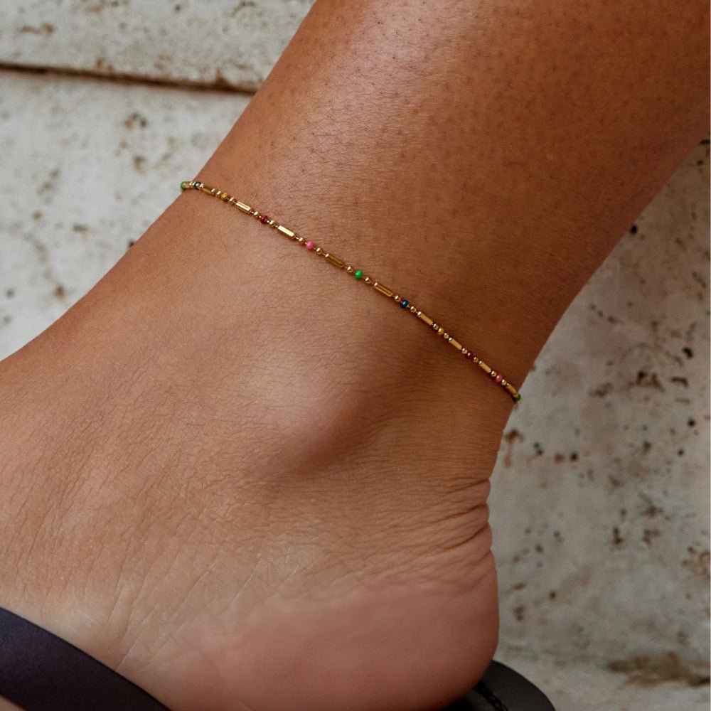 Ambra Bead Anklet