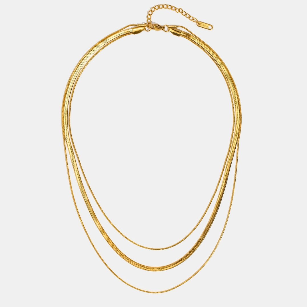 Simona Herringbone Necklace