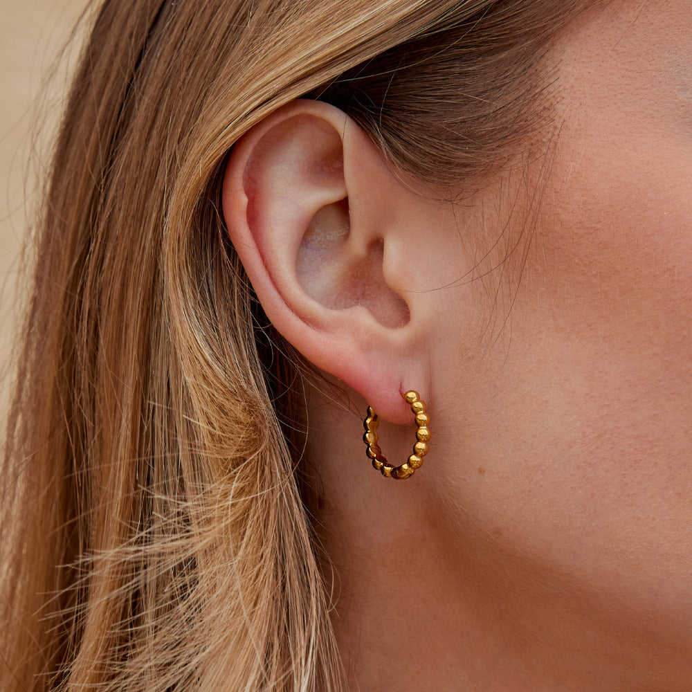Nicoletta Bead Hoops