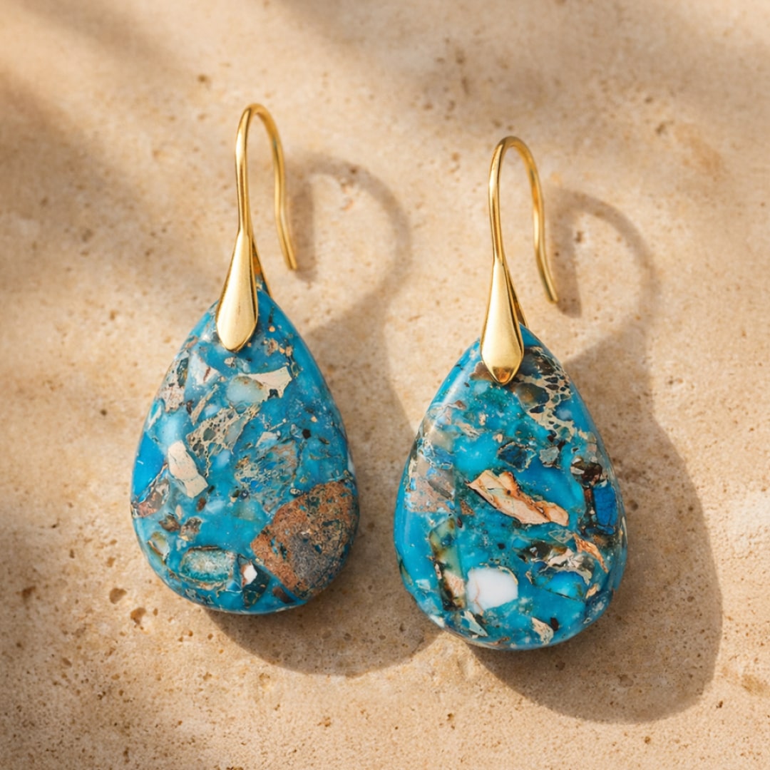 "Aquarella" Drop Earrings