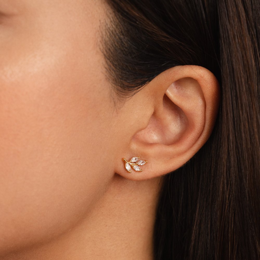 Rosalba Leaf Studs