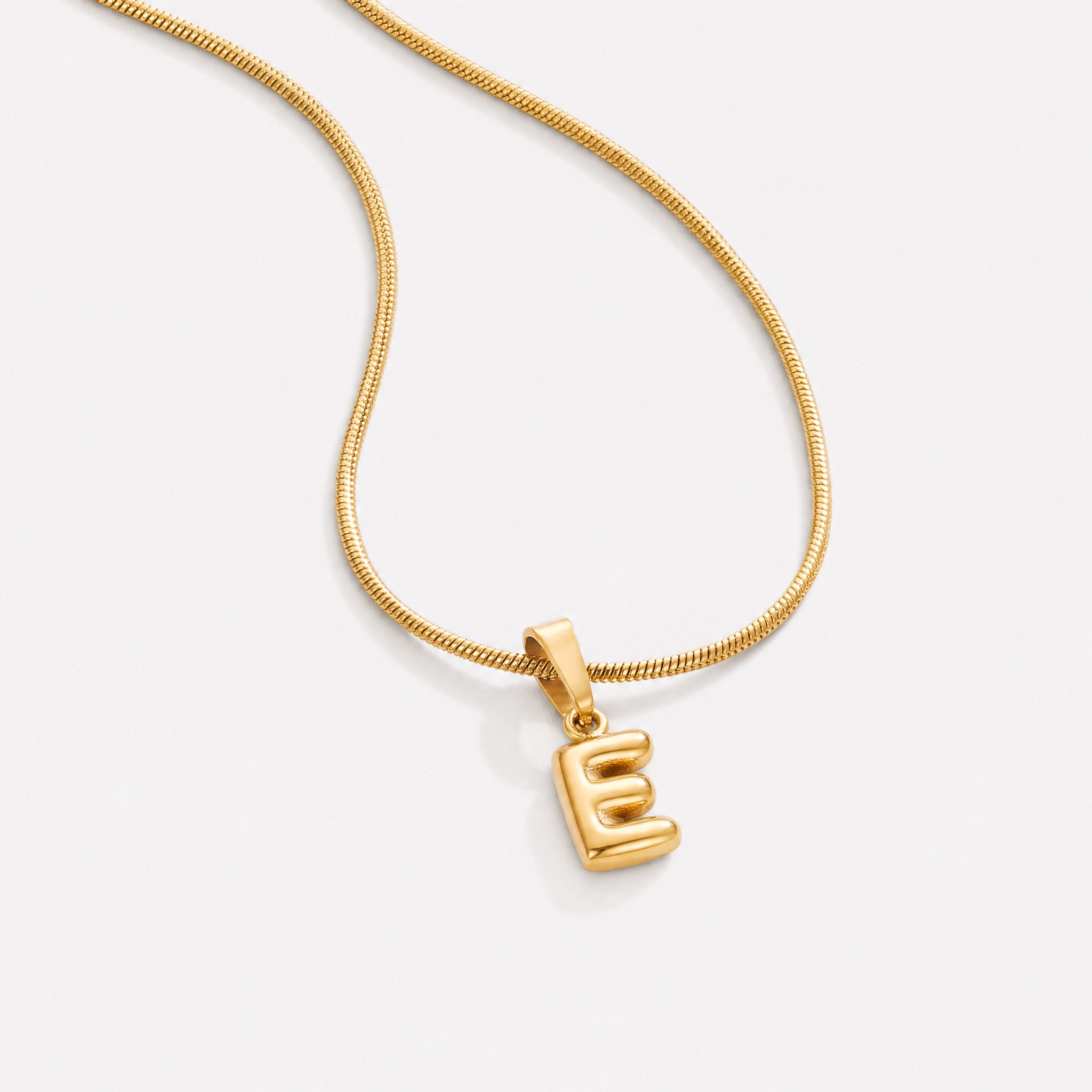 Bettina Bubble Initial Necklace
