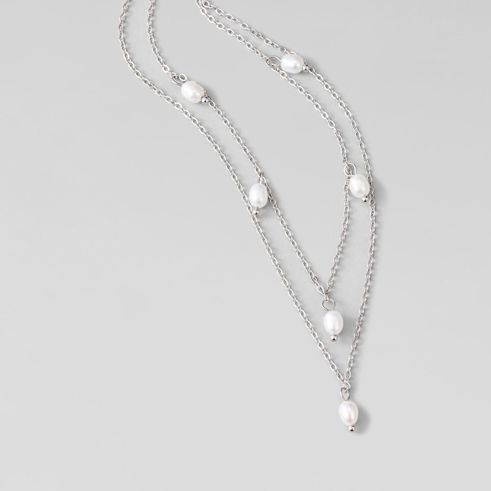 Ersilia Pearl Drop Necklace