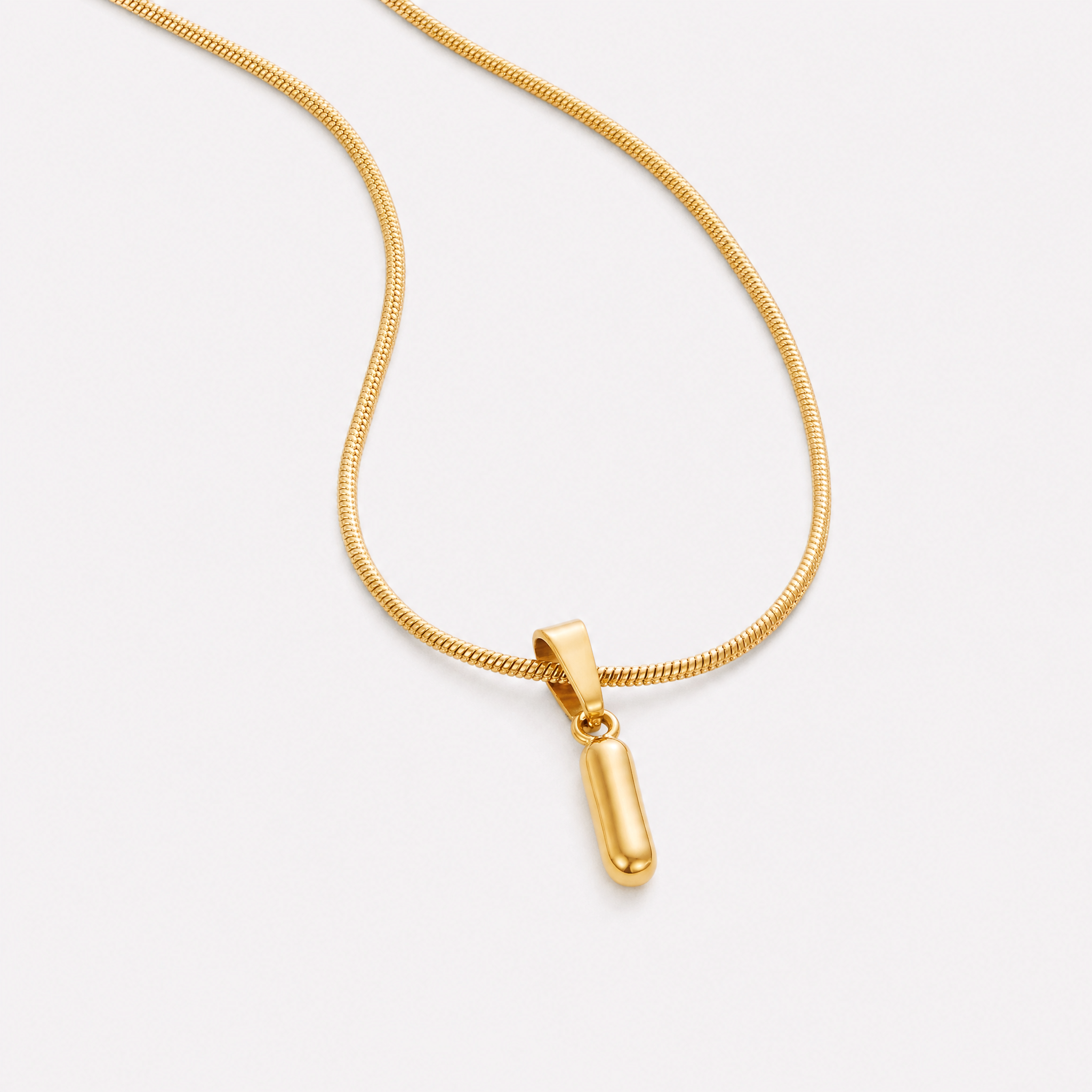Bettina Bubble Initial Necklace