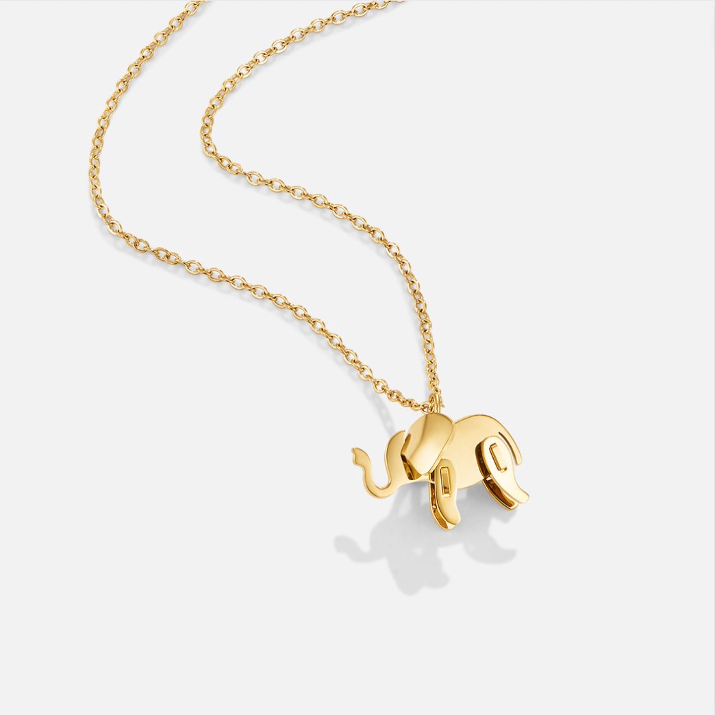 Fausta Elephant Necklace