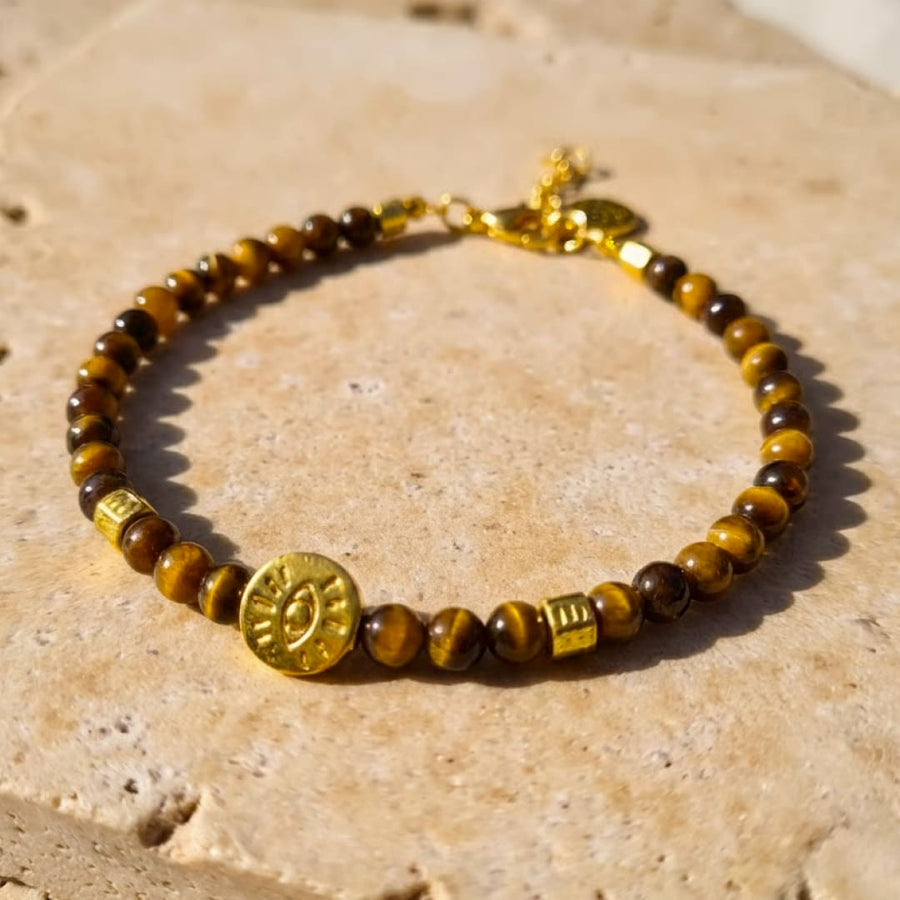"Protective Bond" Bracelet in Natural Stones