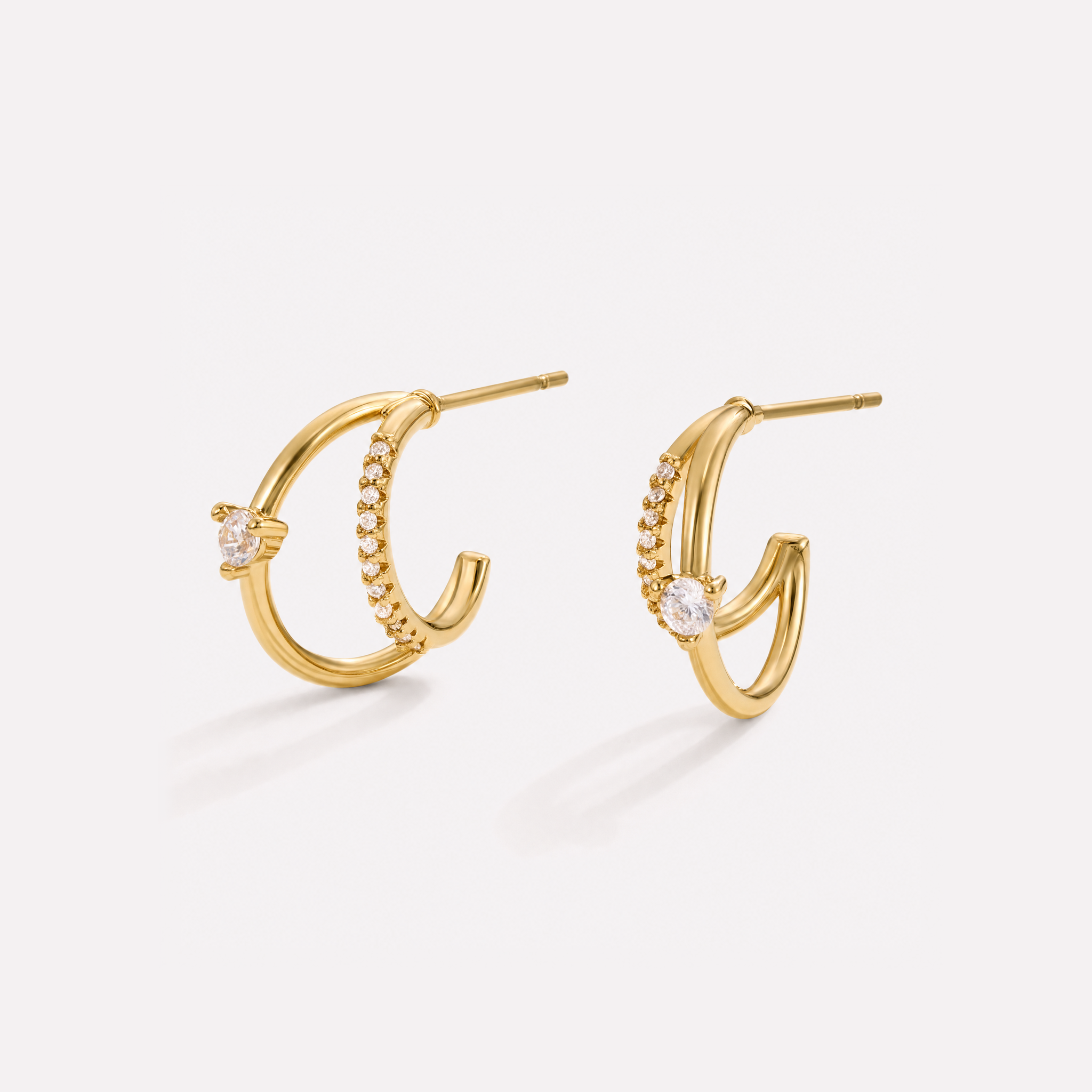 Flavia Charm Hoops