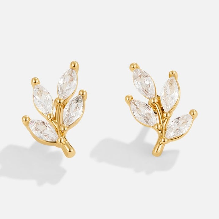 Rosalba Leaf Studs