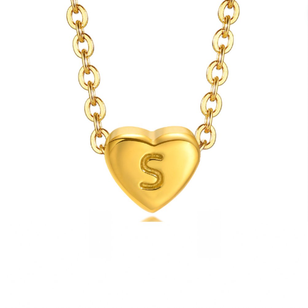 Diletta Heart Initial Bracelet