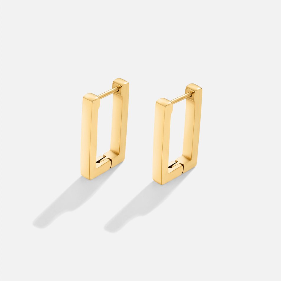 Tecla Rectangle Hoops
