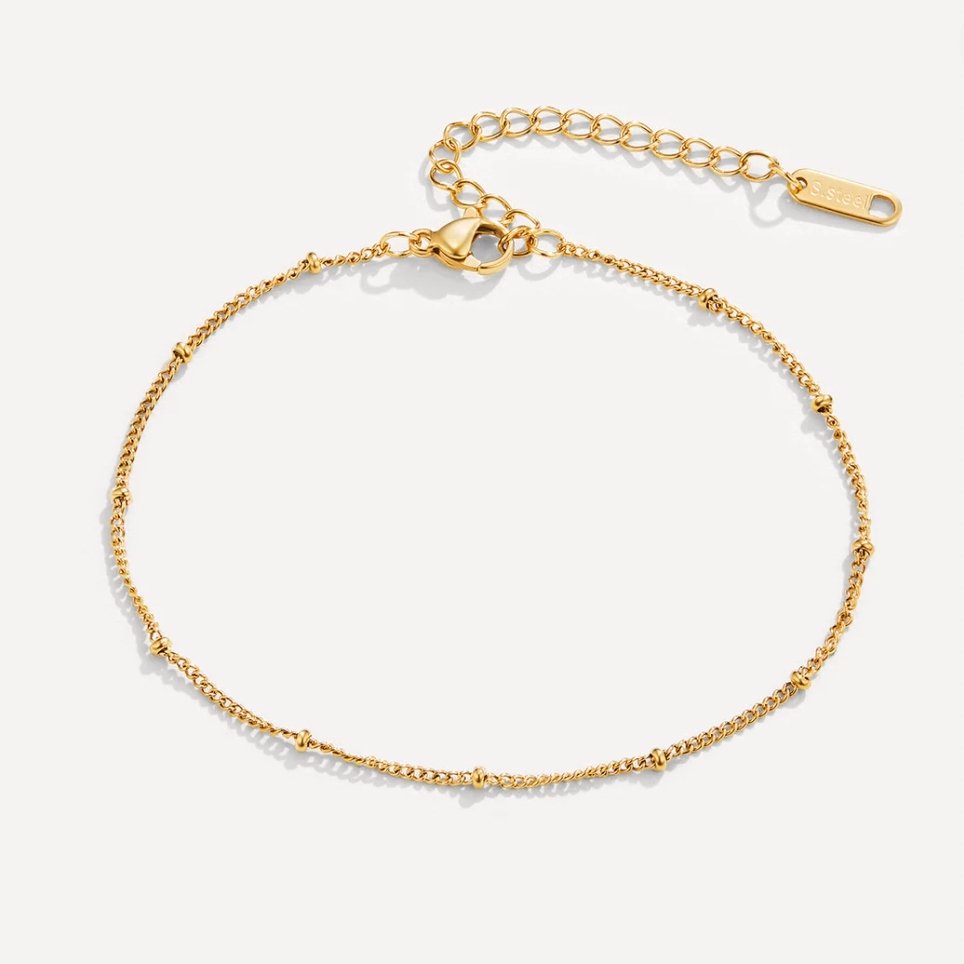 Lina Bead Chain Anklet