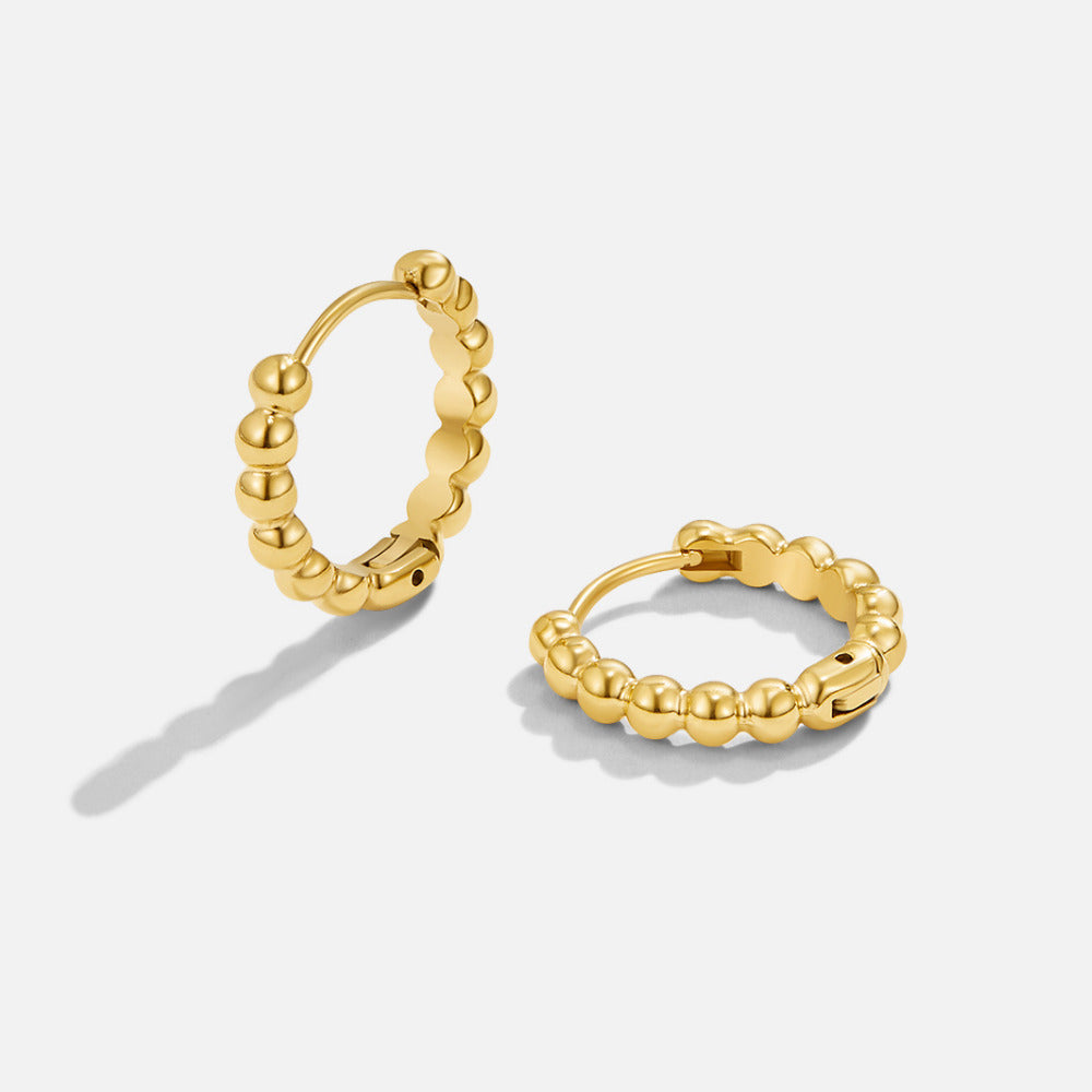 Nicoletta Bead Hoops