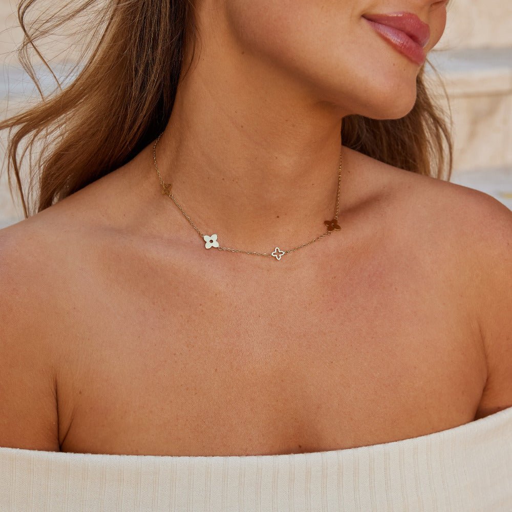 Santina Clover Chain Necklace