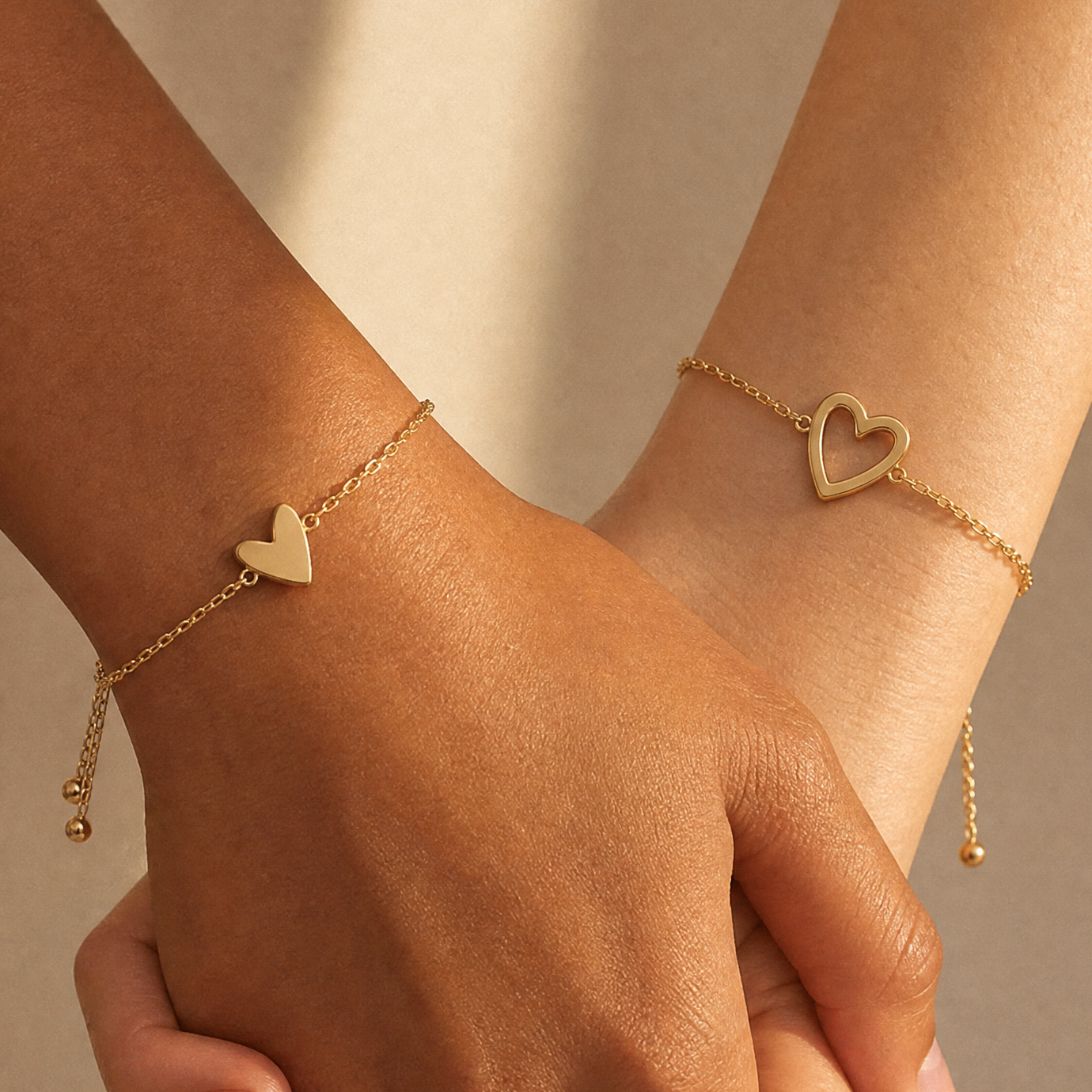 Donata Heart Bracelet Set