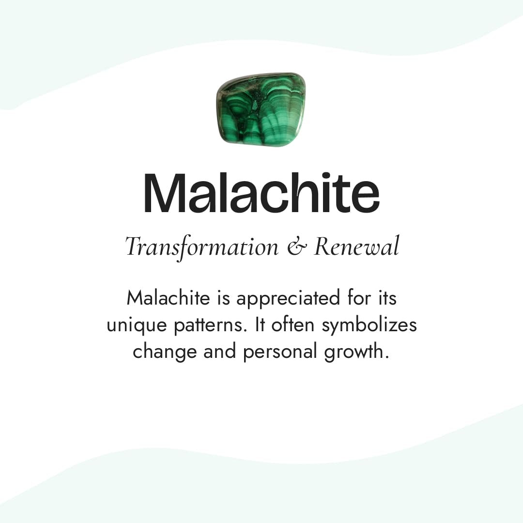 "Renewal" Bracelet in Malachite