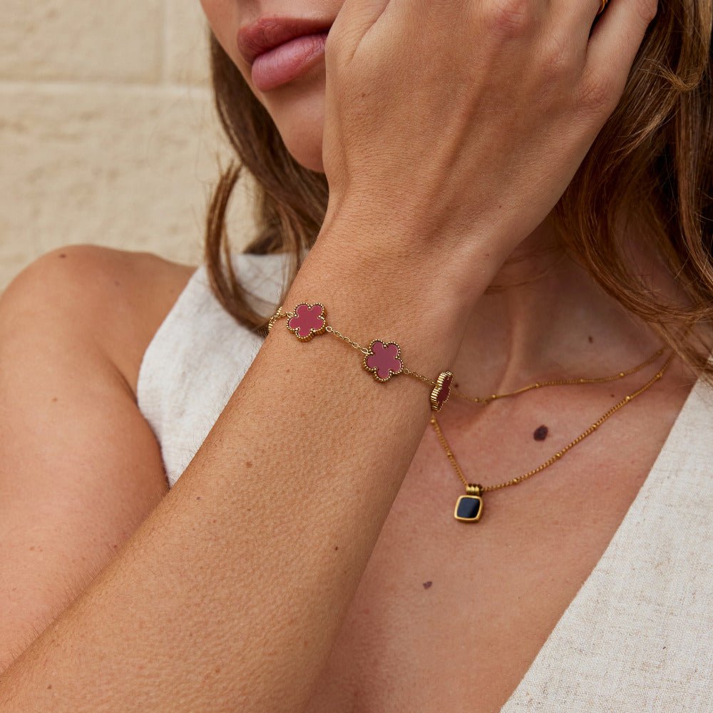 Rubina Flower Bracelet