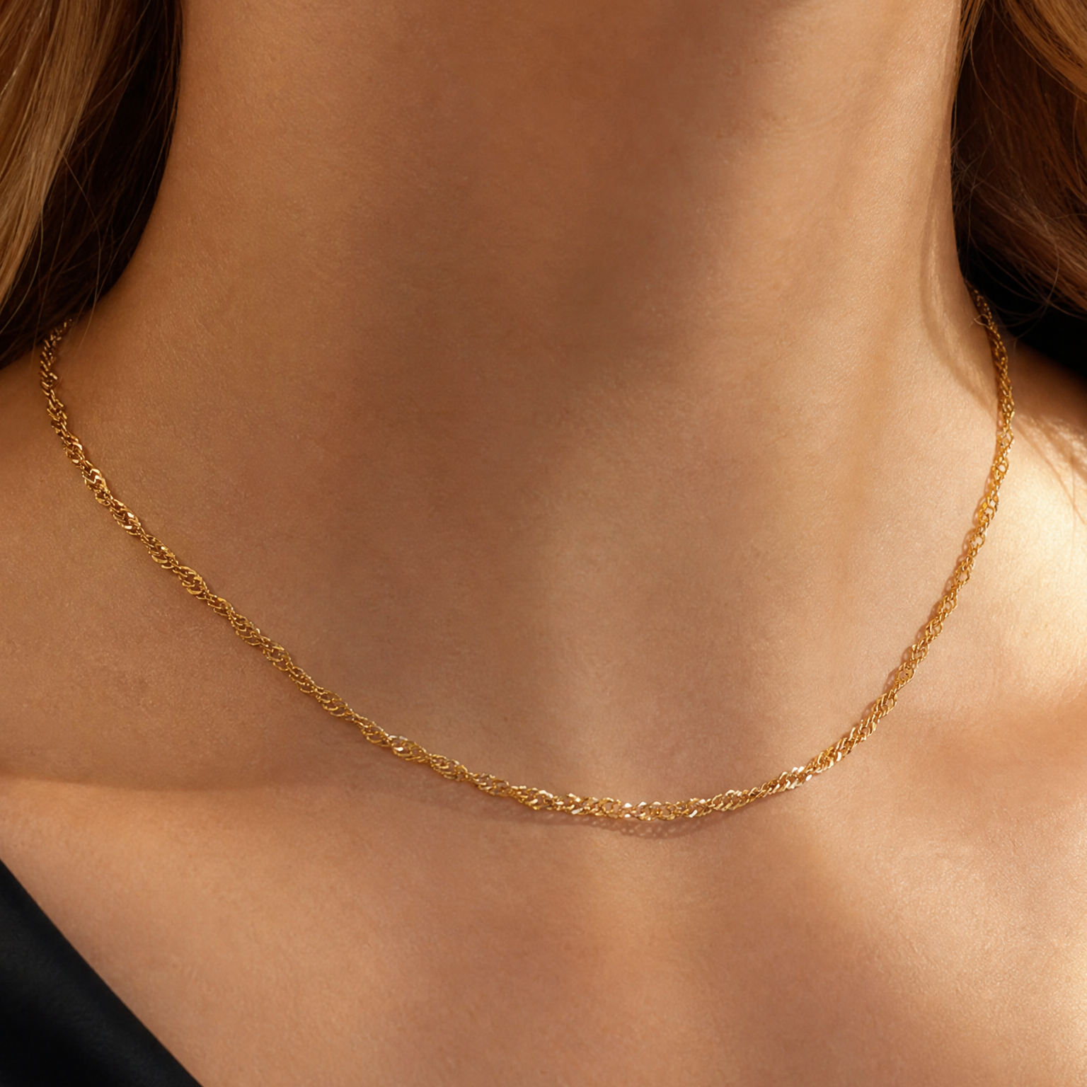 Virginia Twist Chain Necklace