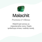 "Renewal" Bracelet in Malachite