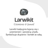"Inner Strength" Bracelet in Larvikite