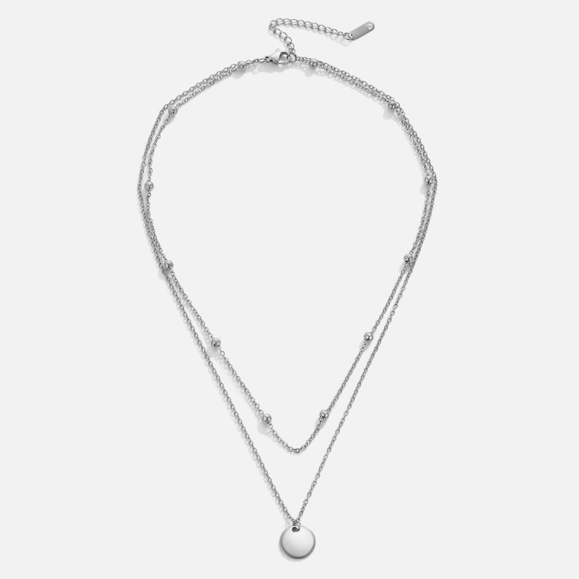 Layered Disc Necklace