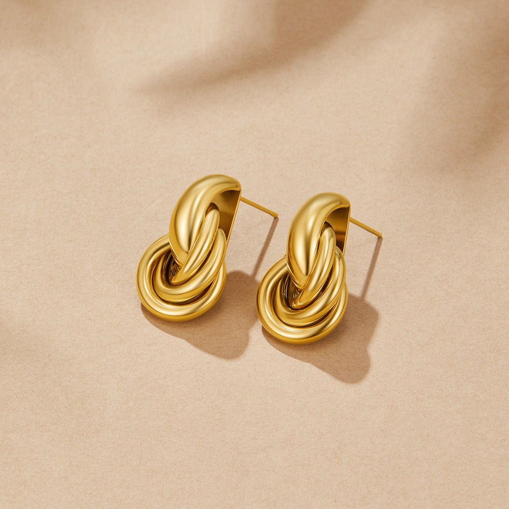 Sofia Twisted Hoop Earrings
